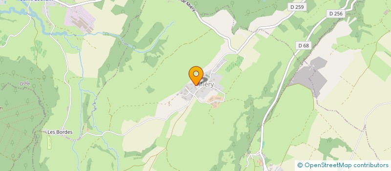 localisation de l'entreprise SCI DU PETIT ERMITAGE  MIERY