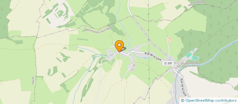 localisation de l'entreprise SCI DU PETIT ETANG  DOMMARTIN-AUX-BOIS