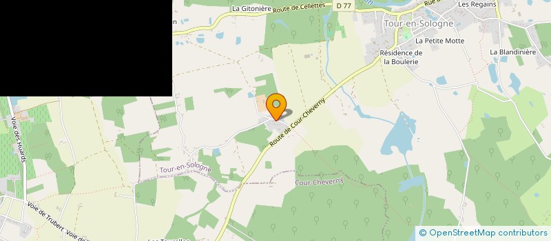 localisation de l'entreprise SCI DU PETIT ETANG  TOUR-EN-SOLOGNE