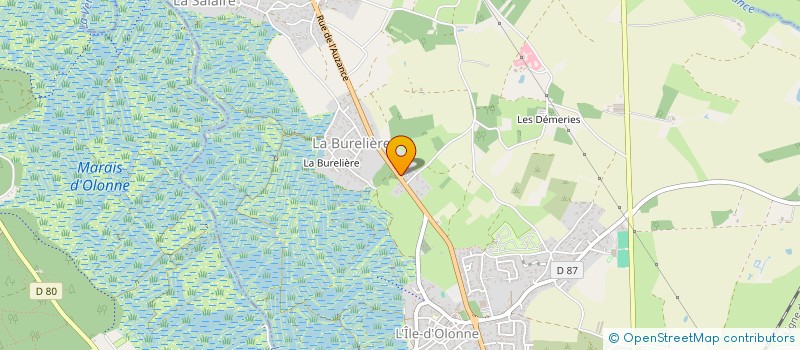 localisation de l'entreprise SCI DU PETIT FOUQUET à L'ILE-D'OLONNE
