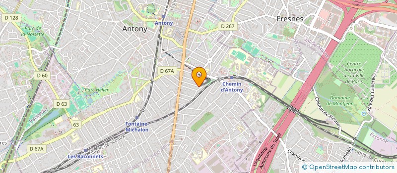 localisation de l'entreprise SCI DU PETIT FRANC à ANTONY