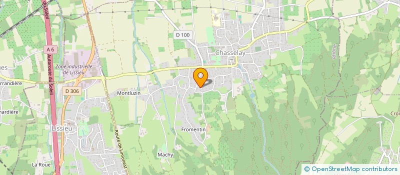 localisation de l'entreprise SCI DU PETIT FROMENTIN  CHASSELAY