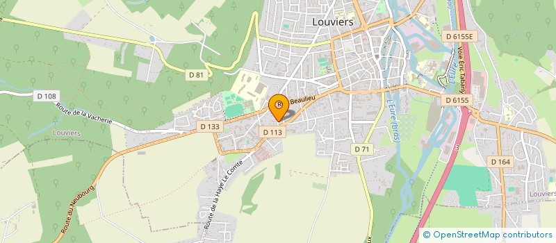 localisation de l'entreprise SCI DU PETIT FRONTIN à LOUVIERS