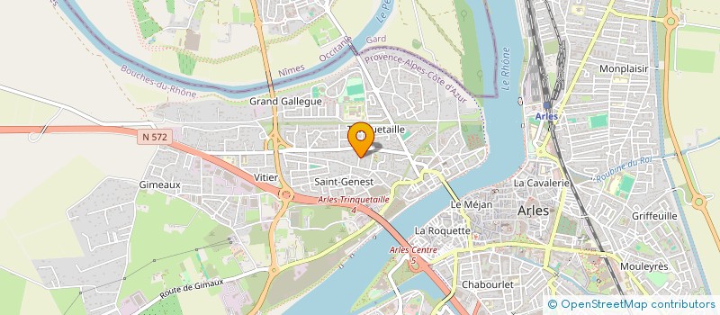 localisation de l'entreprise SCI DU PETIT GALLEGUE à ARLES
