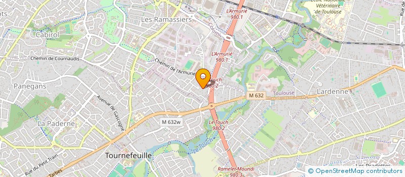 localisation de l'entreprise SCI DU PETIT GAVE à COLOMIERS