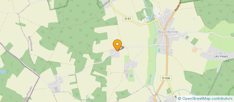 localisation de l'entreprise SCI DU PETIT INVENTEUR  BOURDONNE