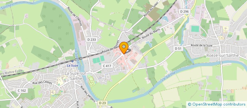 localisation de l'entreprise SCI DU PETIT JANDIER  LA SUZE-SUR-SARTHE