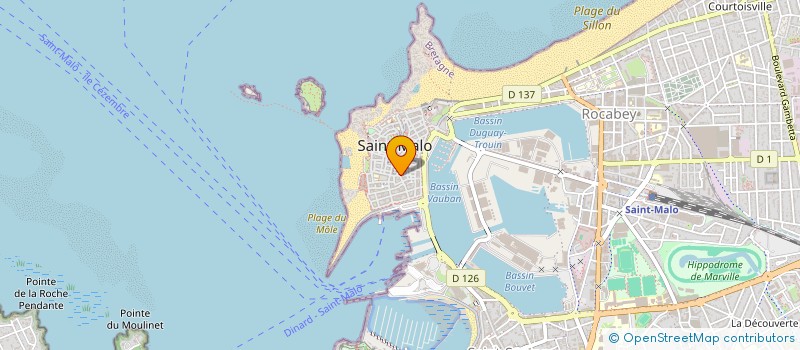localisation de l'entreprise SCI DU PETIT JARDIN  SAINT-MALO