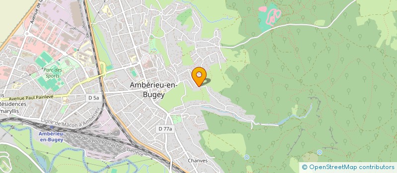 localisation de l'entreprise SCI DU PETIT JARDIN à AMBERIEU-EN-BUGEY
