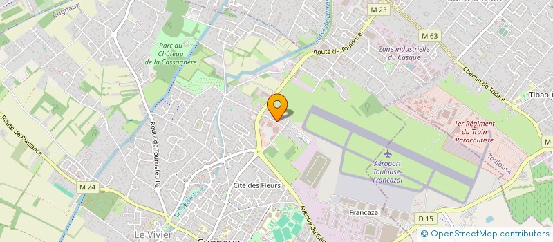 localisation de l'entreprise SCI DU PETIT JEAN  CUGNAUX