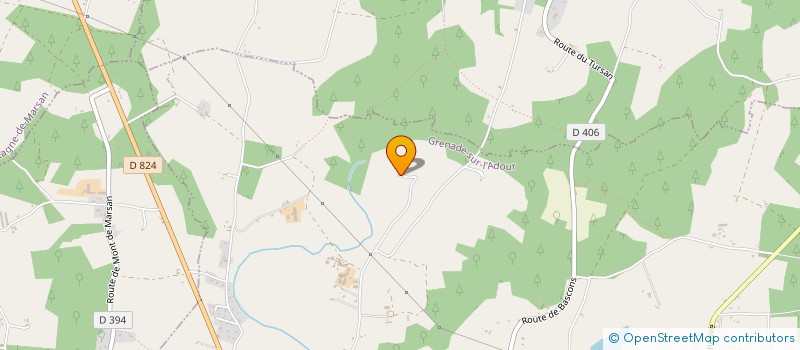 localisation de l'entreprise SCI DU PETIT JOULIOU  GRENADE SUR L'ADOUR