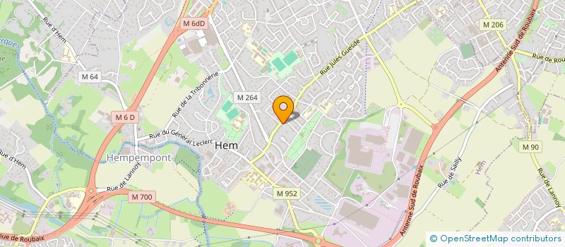 localisation de l'entreprise SCI DU PETIT LANNOY  HEM