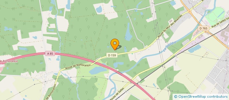 localisation de l'entreprise SCI DU PETIT LIEU  PRUNIERS-EN-SOLOGNE