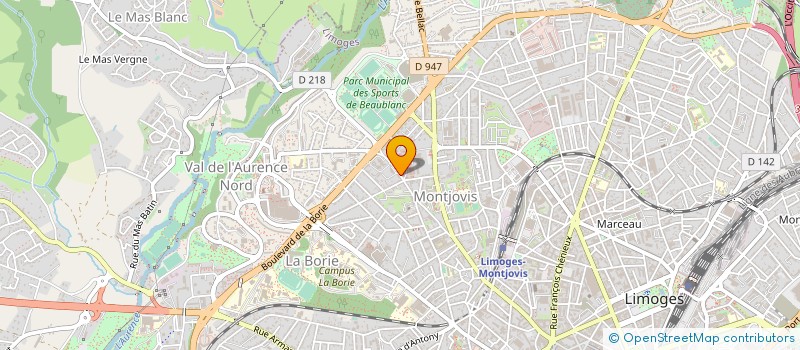 localisation de l'entreprise SCI DU PETIT LOURDES à LIMOGES