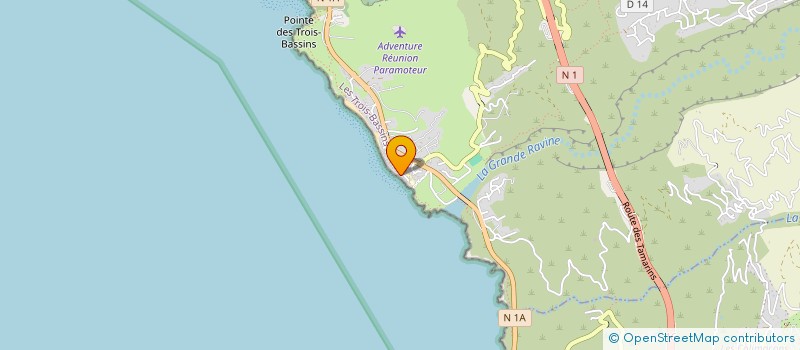 localisation de l'entreprise SCI DU PETIT LUCIEN  LES TROIS-BASSINS