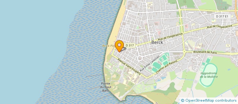 localisation de l'entreprise SCI DU PETIT LUTIN à BERCK