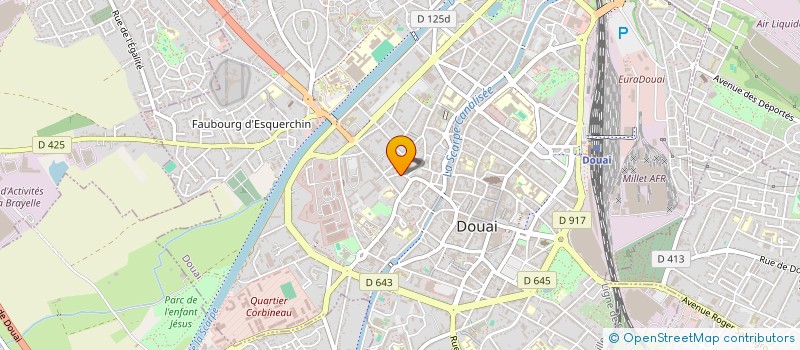 localisation de l'entreprise SCI DU PETIT MAI à DOUAI