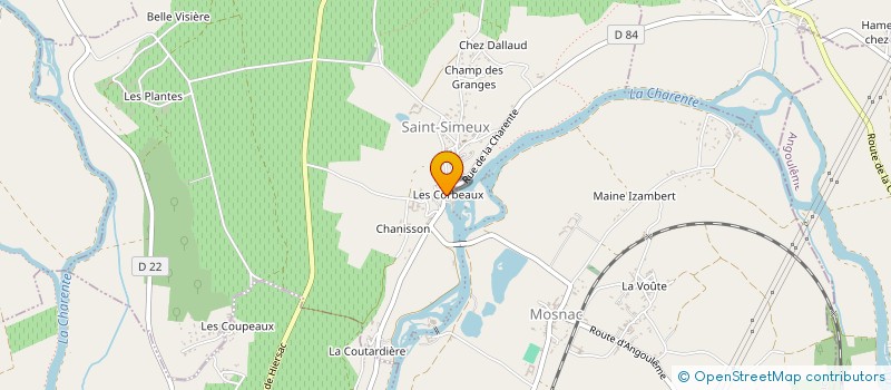 localisation de l'entreprise SCI DU PETIT MAINE à SAINT-SIMON