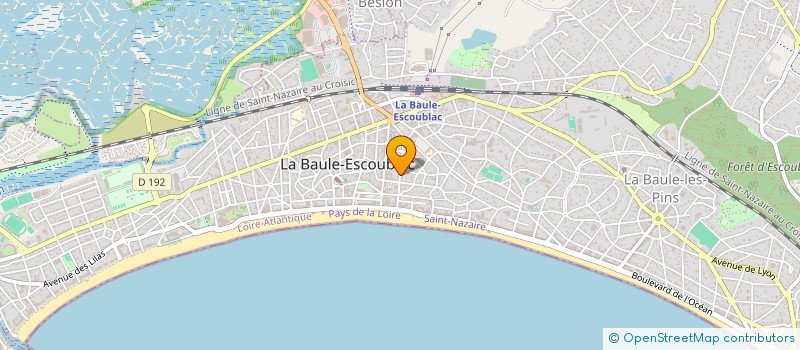 localisation de l'entreprise SCI DU PETIT MANOIR  LA BAULE-ESCOUBLAC
