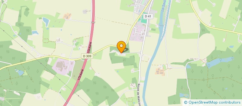 localisation de l'entreprise SCI DU PETIT MANOIR DE VOISINE  NOYEN-SUR-SARTHE