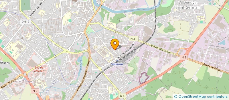 localisation de l'entreprise SCI DU PETIT MARAIS à SOISSONS