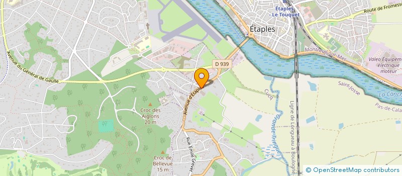 localisation de l'entreprise SCI DU PETIT MARAIS  CUCQ