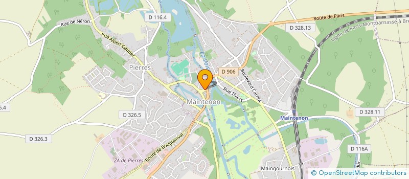 localisation de l'entreprise SCI DU PETIT MARCHE à MAINTENON