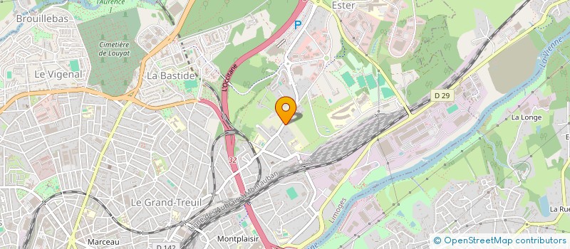 localisation de l'entreprise SCI DU PETIT MAS NEUF à LIMOGES