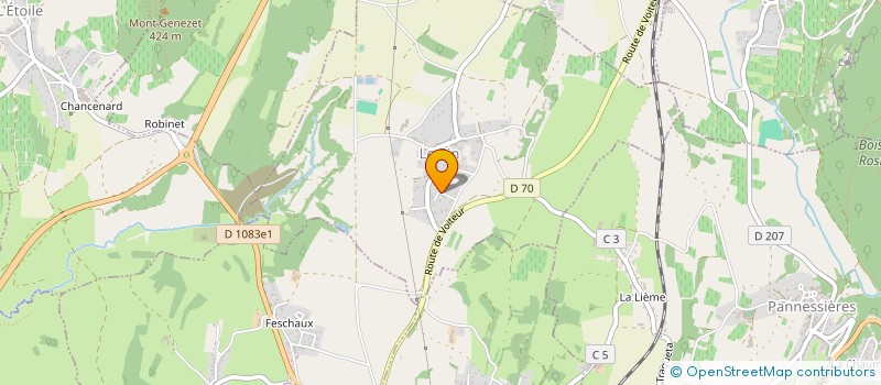 localisation de l'entreprise SCI DU PETIT MESSIA  LE PIN