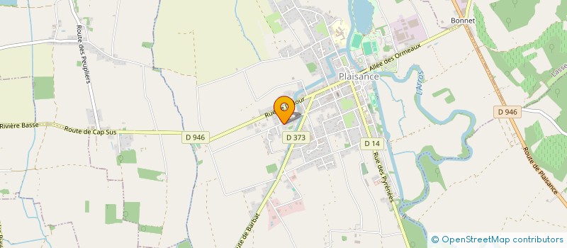 localisation de l'entreprise SCI DU PETIT MOULIN  PLAISANCE