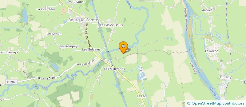 localisation de l'entreprise SCI DU PETIT MOULIN  BOURG-LE-COMTE