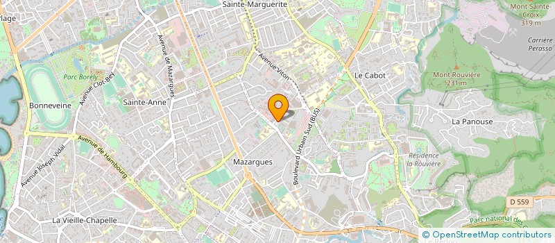 localisation de l'entreprise SCI DU PETIT MOZART  MARSEILLE