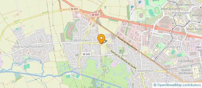 localisation de l'entreprise SCI DU PETIT NORD  ECKBOLSHEIM