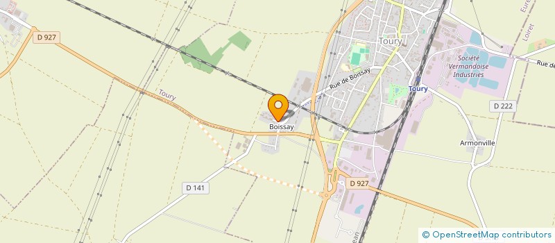 localisation de l'entreprise SCI DU PETIT NOYER à TOURY