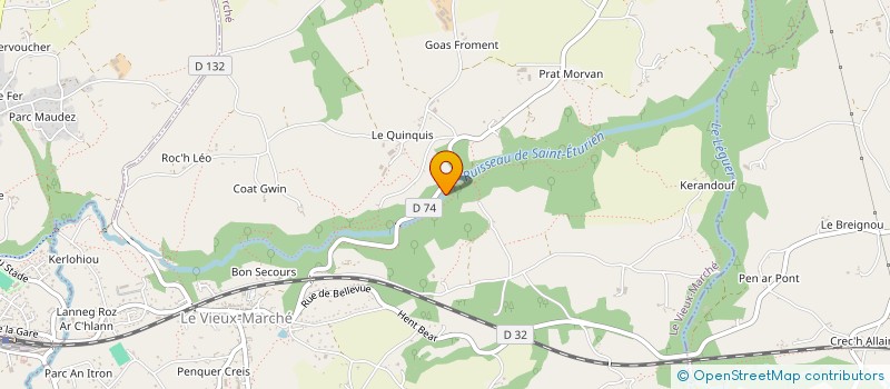 localisation de l'entreprise SCI DU PETIT NOYER  LE VIEUX-MARCHE