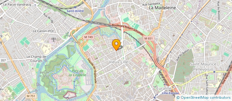 localisation de l'entreprise SCI DU PETIT PALAIS à LILLE