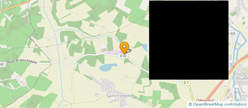 localisation de l'entreprise SCI DU PETIT PARADIS  ROULLET-SAINT-ESTEPHE