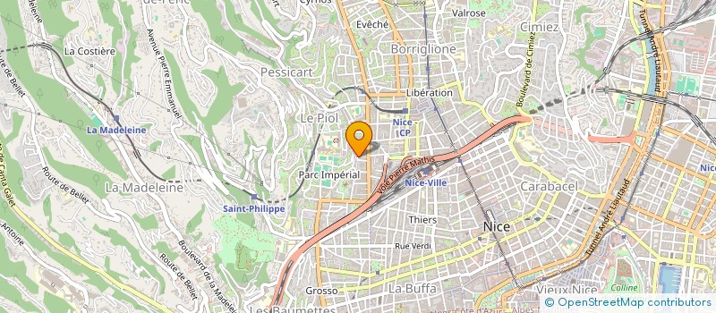 localisation de l'entreprise SCI DU PETIT PARC  NICE