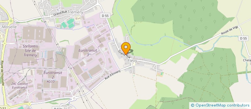 localisation de l'entreprise SCI DU PETIT PARIS  FLEVY