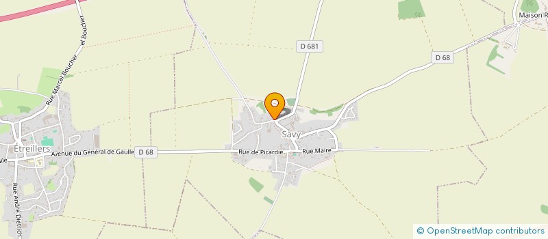 localisation de l'entreprise SCI DU PETIT PARIS  SAVY