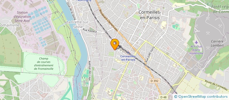 localisation de l'entreprise SCI DU PETIT PARISIS  CORMEILLES-EN-PARISIS