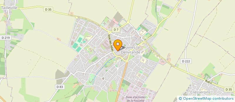 localisation de l'entreprise SCI DU PETIT PAUL  DOUVRES-LA-DELIVRANDE