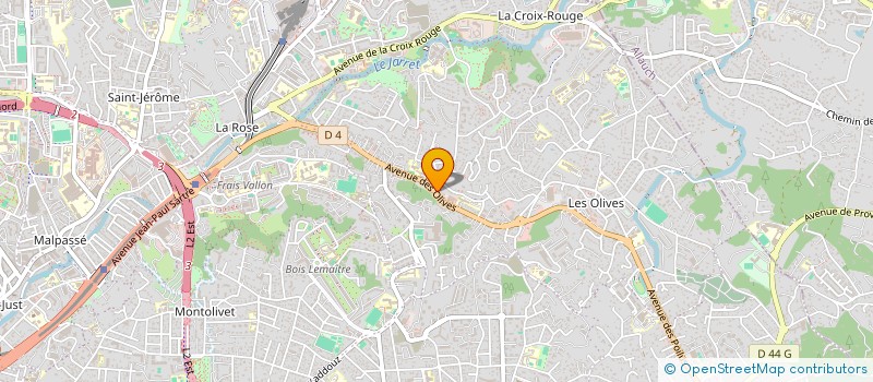 localisation de l'entreprise SCI DU PETIT PEAGE à MARSEILLE