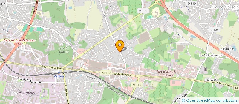 localisation de l'entreprise SCI DU PETIT PLESSIS  THOUARE-SUR-LOIRE