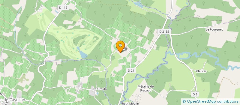 localisation de l'entreprise SCI DU PETIT PONCET  GARDEGAN-ET-TOURTIRAC