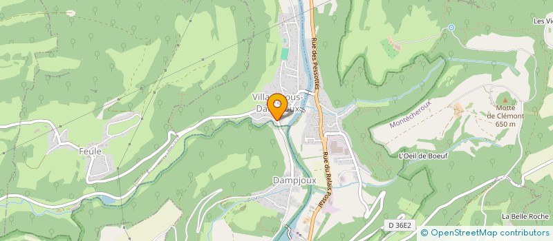 localisation de l'entreprise SCI DU PETIT PONT  VILLARS-SOUS-DAMPJOUX