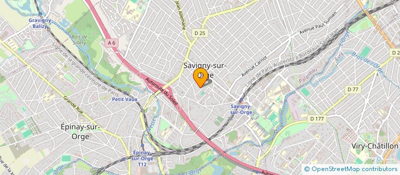 localisation de l'entreprise SCI DU PETIT PONT à SAVIGNY-SUR-ORGE