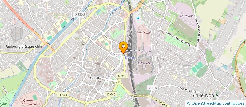 localisation de l'entreprise SCI DU PETIT PONT à DOUAI