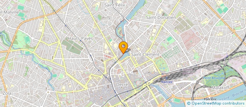 localisation de l'entreprise SCI DU PETIT PONT à NANTES