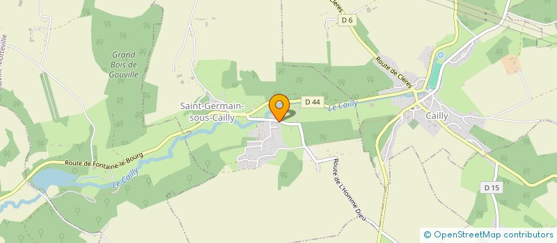 localisation de l'entreprise SCI DU PETIT PONT  SAINT-GERMAIN-SOUS-CAILLY